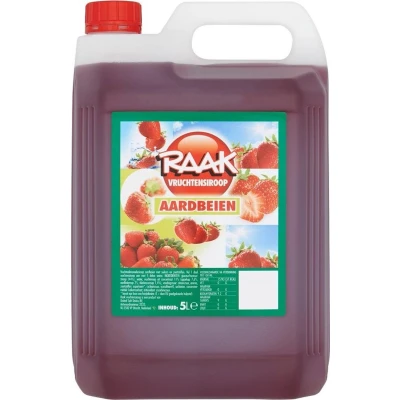 Afbeelding van Raak Siroop Aardbei 1x5l