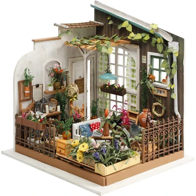 Afbeelding van DIY Miniatuur kamer, h: 21 cm, b: 19,5 1 stuk