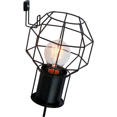Afbeelding van Brilliant Siza 71890/06 Wandlamp E27 40 W Zwart