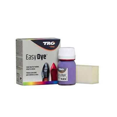 Afbeelding van TRG The One Kleuring voor schoenen en accessoires van leer, canvas kunstleer met spons applicator Easy Dye, 25 ml, Paars 123