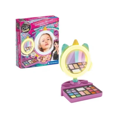 Afbeelding van Clementoni Crazy Chic Lichtspiegel Make up spiegel voor kinderen bewaren Vanaf 6 jaar