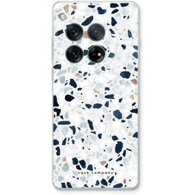 Afbeelding van Case Company® hoesje geschikt voor OnePlus 12r Terrazzo N1 Soft Cover Telefoonhoesje Bescherming aan alle Kanten en Schermrand