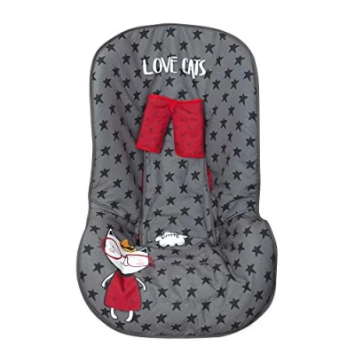 Afbeelding van Universele autostoelhoes voor groepen 0/1/2, harnashoes als cadeau