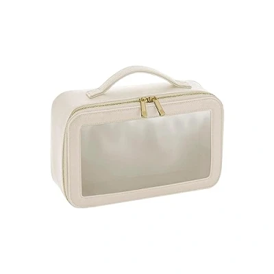 Afbeelding van BagBase Boutique Clear Window Travel Case BG764 OYSTER