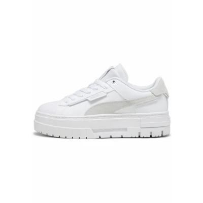 Afbeelding van Puma Mayze Crashed Sneakers laag, Dames, Maat: 36, White Leer/ synthetisch