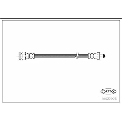 Afbeelding van CORTECO 19032928 Remslang Achteras 356