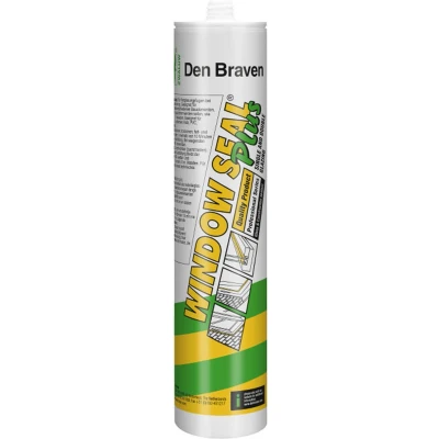 Afbeelding van Den Braven Zwaluw Window Seal Plus Beglazingskit Wit 310ML Kit