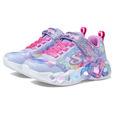 Afbeelding van Skechers Simply Love Basketmeisje Drijvende Hartvormige Lichten, Lavendel Veelkleurig
