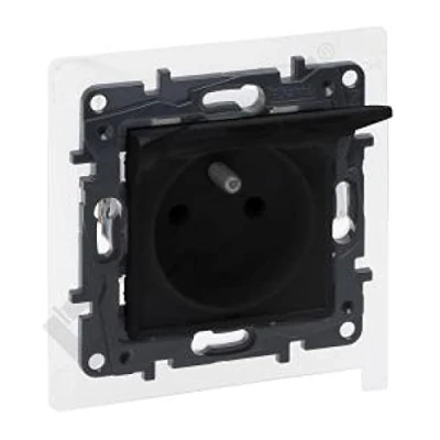 Afbeelding van Contactdoos Legrand Niloe Step IP44 zwart