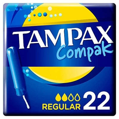 Afbeelding van Tampax Tampons Compak Regular 22 stuks