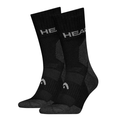 Afbeelding van Head Hiking 2 Pack Crew sokken Alle klimaten 38 Zwart