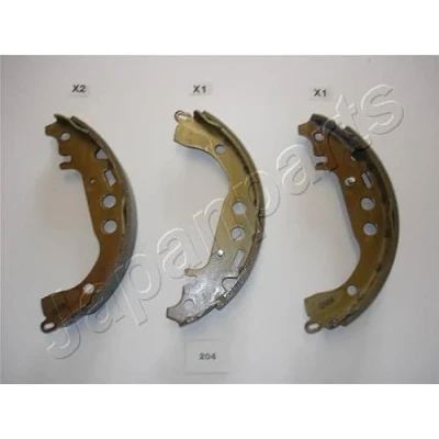 Afbeelding van ASHIKA 55 02 204 Remschoenen Achteras 200 32,2 TOYOTA: Yaris I Hatchback, iQ, II Hatchback