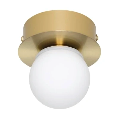 Afbeelding van EGLO Mosiano plafondlamp LED Ø 11 cm GoudWit