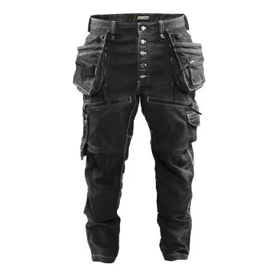 Image de Pantalon x1900 artisan Cordura® denim/stretch 2D noir