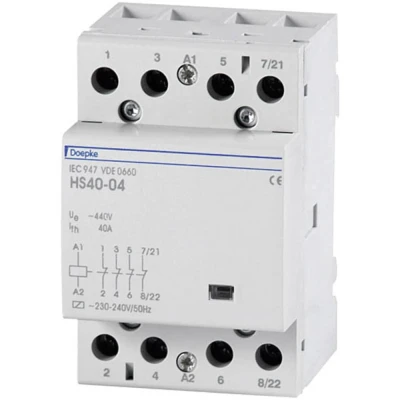 Afbeelding van Doepke HS40 40 Contactor 4x NO 230 V, 400 V 1 stuk(s)