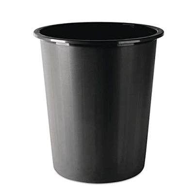 Afbeelding van Afvalemmer Faibo 305 02 Zwart Plastic