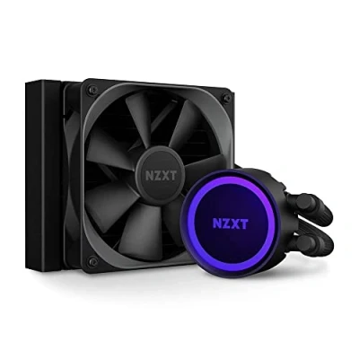 Image de NZXT Kraken 120 Système de refroidissement liquide processeur Taille radiateur : mm (pour LGA1200, LGA1150, LGA1151, LGA1152, LGA1155, LGA1156, LGA1366, LGA1700, AM2, AM2+, AM3, AM3+, AM4, FM1, FM2, FM2+) noir mat