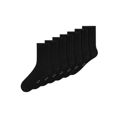 Afbeelding van Name it Nknsock 7 PACK Unisex Sokken voor kinderen, Maat: 22 24, Black