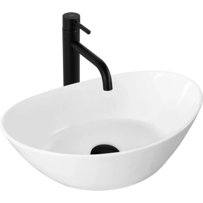 Afbeelding van REA Kate 45 Ovale Waskom 450x270 mm Wit Keramiek