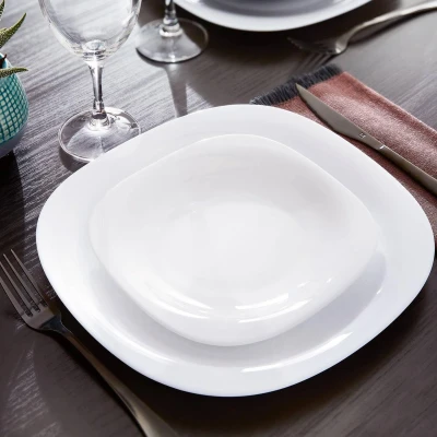 Afbeelding van LUMINARC Serviesset Carine Neo 18 stuks Wit 6 personen
