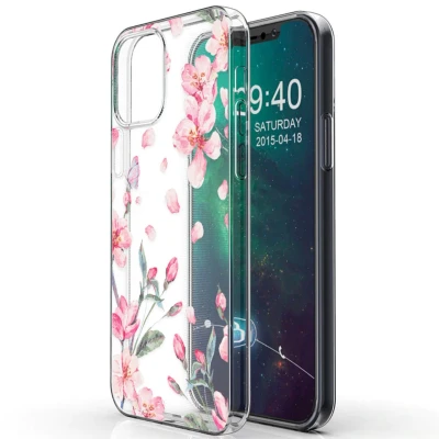 Afbeelding van imoshion hoesje Geschikt voor iPhone 12 Mini Design Blossom Watercolor