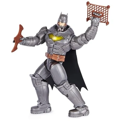 Afbeelding van DC Comics Batman Battle Strike speelfiguur 30cm met 5 accessoires en meer dan 20 geluiden