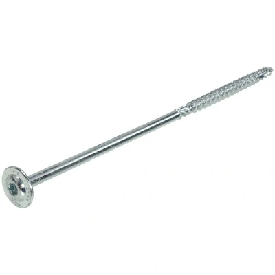 Afbeelding van Dynaplus houtbouwschroeven 8.0 x 300 mm tellerkop staal verzinkt TX40 (Per 50 stuks)
