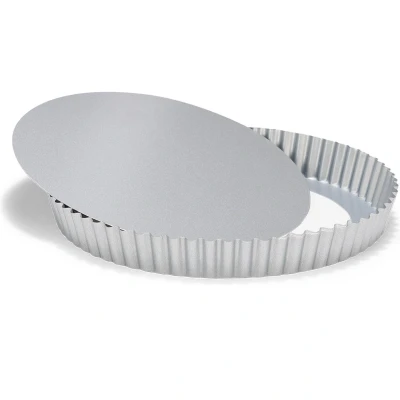 Afbeelding van Patisse Quichevorm Met Losse Bodem 28 Cm Zilver