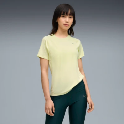 Afbeelding van PUMA VELOCITY Running Tee Women voor Dames, Goud, Maat 3XL