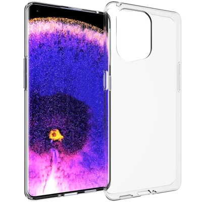 Afbeelding van Accezz Hoesje Geschikt voor Oppo Find X5 5G Siliconen Clear Backcover Transparant
