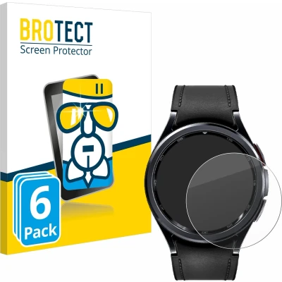 Afbeelding van BROTECT Screenprotector voor Samsung Galaxy Watch 6 Classic (47 mm) Folie Beschermfolie Beschermglas transparant (6 Stuks)