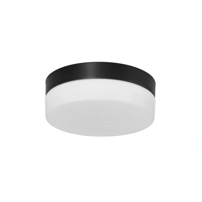 Afbeelding van Steinhauer Plafondlamp Ikaro Ø 18 cm IP44 zwart