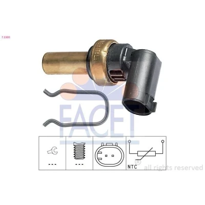 Afbeelding van FACET 7.3300 Temperatuursensor Made in Italy OE Equivalent MERCEDES BENZ: Viano