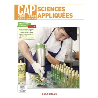 Image de Sciences appliquées 1re et 2e années CAP Cuisine, CSHCR Métiers de l’alimentation (2024) Pochette élève