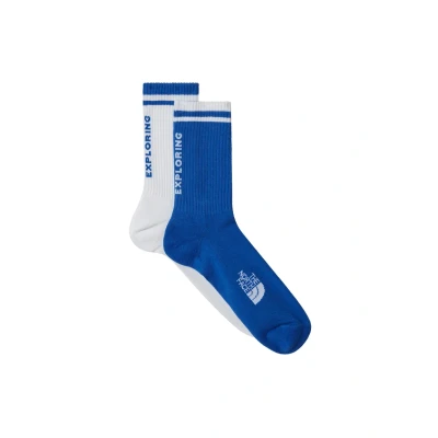 Afbeelding van The North Face Everyday CREW PACK OF 2 Sokken, Maat: Medium, tnf blue white