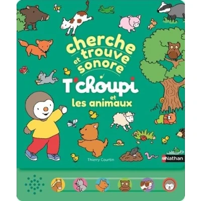 Image de Cherche et trouve sonore T&#039;choupi les animaux