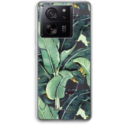 Afbeelding van Case Company® hoesje geschikt voor Xiaomi 13T Pro Bananenbladeren Soft Cover Telefoonhoesje Bescherming aan alle Kanten en Schermrand
