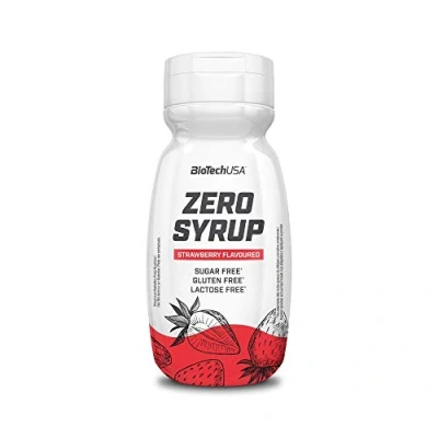 Afbeelding van BioTechUSA Zero Syrup, zoetstofsiroop zonder suiker en vet*, 320 ml, Fresa