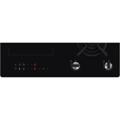 Afbeelding van Gas inductiekookplaat ELECTROLUX KDI641723K 800 Mixed 60 cm Zwart
