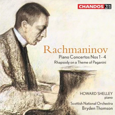 Afbeelding van Howard Shelley, Royal Scottish National Orchestra Rachmaninoff: Piano Concertos Nos 1 4/ Rhapsody on a Theme of Paganini (2 CD)
