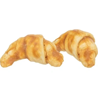 Afbeelding van 2st, ca.8cm, 80g Trixie collageen croissants met kip hondensnacks