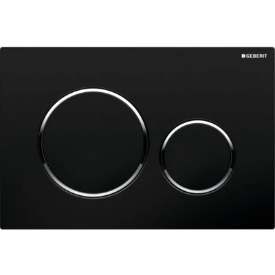 Afbeelding van Geberit Sigma20 bedieningsplaat, voor 2 toets spoeling, ringen chroom