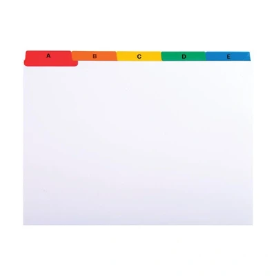 Image de Exacompta intercalaires 210 x 160 mm A5 (1 lot) blanc