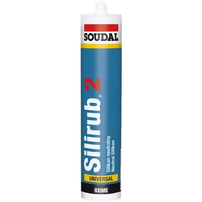 Afbeelding van SOUDAL Silirub 2 neutrale silicone Alu grijs (310 ml) 101270