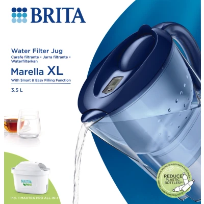 Afbeelding van BRITA Waterfilterkan Marella Blauw XL 3,5l