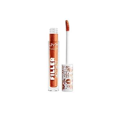 Afbeelding van NYX Professional Makeup Lipgloss, Repulpant Filler Instinct, glanzend en hydraterend, veganistische formule, 2,5 ml, kleur: Copper Gold