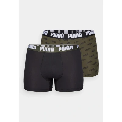 Afbeelding van Puma MEN Everyday Print 2 PACK Onderbroeken, Heren, Maat: Small, Forest night
