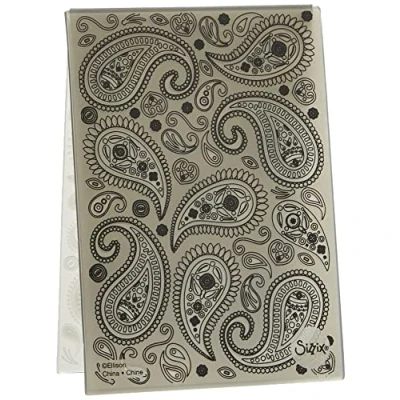 Afbeelding van Sizzix 3 D Textured Impressions Embossing Folder Paisley 664796 Georgie Evans (04 21)