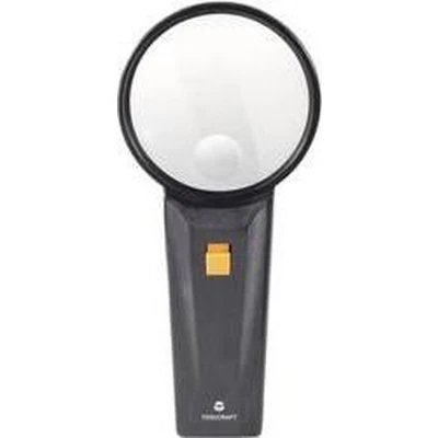 Afbeelding van TOOLCRAFT 821031 Vergrootglas Met LED verlichting Vergrotingsfactor: 2 x, 4 x Lensgrootte: (Ø) 75 mm