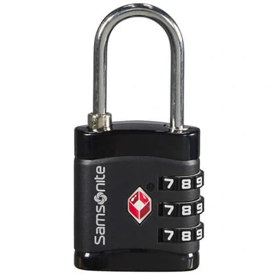 Afbeelding van Samsonite Accessoires Combilock 3 Dial TSA Light black